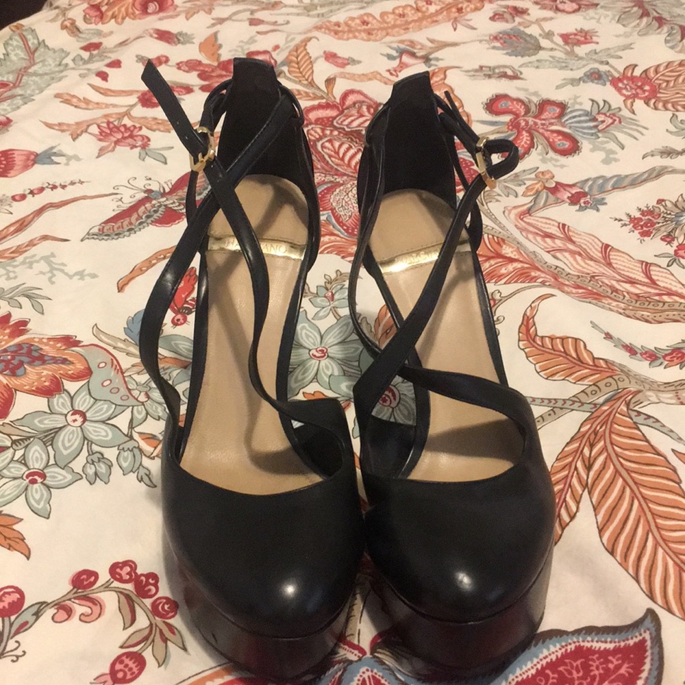 Black cover high heels